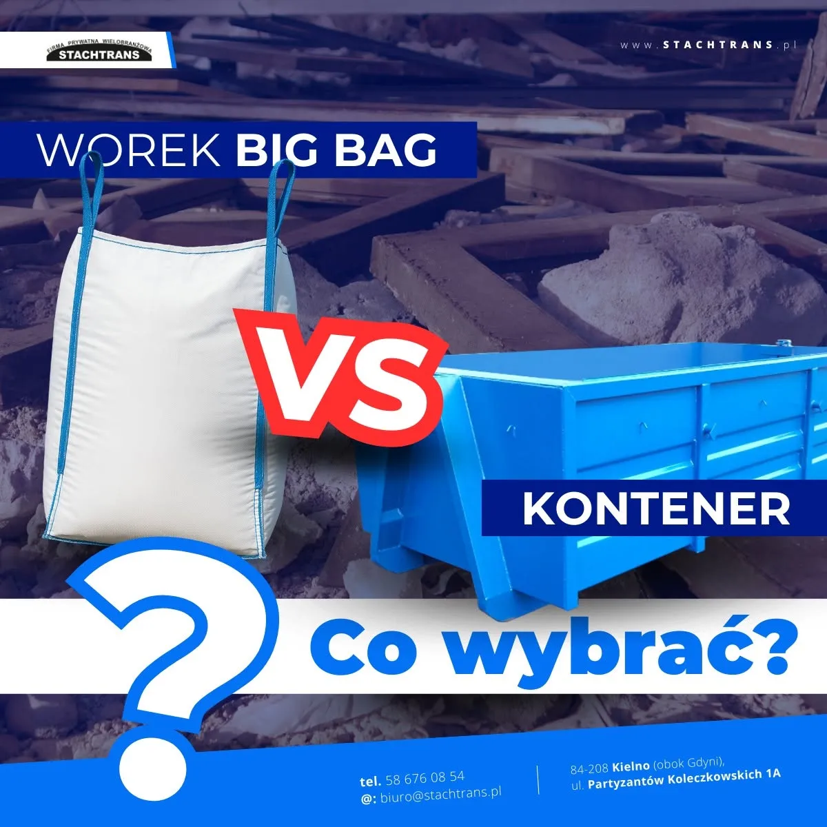 Kontener na gruz czy Big-Bag — co wybrać przy remoncie?